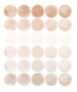 Decochic Stickers Mureaux En Vinyle Rondes Aquarelle Marron Et Beige -Boutique KidKraft stickers mureaux en vinyle rondes aquarelle marron et beige circles3