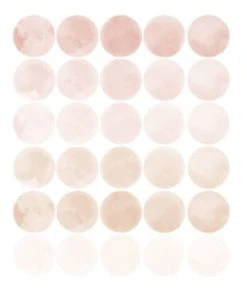 Decochic Stickers Mureaux En Vinyle Rondes Aquarelle Marron Et Beige -Boutique KidKraft stickers mureaux en vinyle rondes aquarelle rose et beige circles3