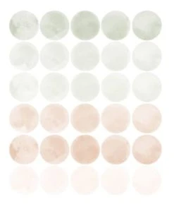 Decochic Stickers Mureaux En Vinyle Rondes Aquarelle Marron Et Beige -Boutique KidKraft stickers mureaux en vinyle rondes aquarelle vert et beige circles3