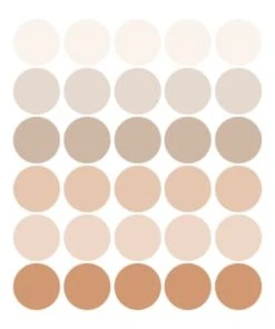 Decochic Stickers Mureaux En Vinyle Rondes Vert Et Beige -Boutique KidKraft stickers mureaux en vinyle rondes marron et beige circles2 1