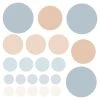 Decochic Stickers Mureaux En Vinyle Rondes Mix Bleu Et Beige -Boutique KidKraft stickers mureaux en vinyle rondes mix bleu et beige