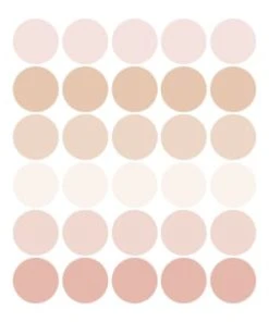 Decochic Stickers Mureaux En Vinyle Rondes Bleu Et Beige -Boutique KidKraft stickers mureaux en vinyle rondes rose et beige circles2