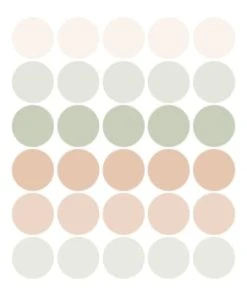 Decochic Stickers Mureaux En Vinyle Rondes Bleu Et Beige -Boutique KidKraft stickers mureaux en vinyle rondes vert et beige circles2