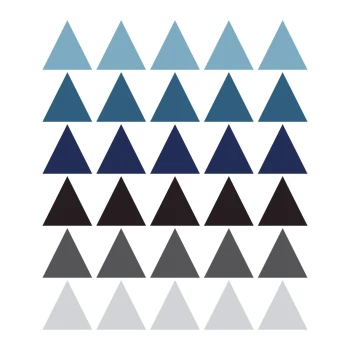 Decochic Stickers Mureaux En Vinyle Triangles Bleu Et Gris 5 Decochic Stickers Mureaux En Vinyle Triangles Bleu Et Gris – Image 3