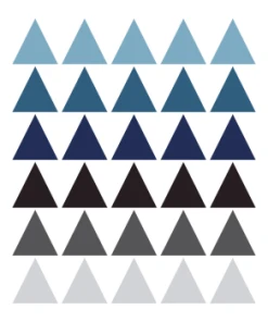 Decochic Stickers Mureaux En Vinyle Triangles Rose Et Gris Tourterelle 10 Decochic Stickers Mureaux En Vinyle Triangles Rose Et Gris Tourterelle -Boutique KidKraft stickers mureaux en vinyle triangles bleu et gris 3