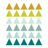 Decochic Stickers Mureaux En Vinyle Triangles Vert Et Moutarde -Boutique KidKraft stickers mureaux en vinyle triangles vert et moutarde 4