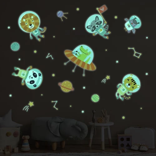 Ambiance Sticker Stickers Phosphorescents Lumineux Aventuriers De L'espace 85x60cm 7 Ambiance Sticker Stickers Phosphorescents Lumineux Aventuriers De L'espace 85x60cm – Image 5