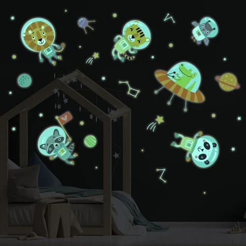 Ambiance Sticker Stickers Phosphorescents Lumineux Aventuriers De L'espace 85x60cm 8 Ambiance Sticker Stickers Phosphorescents Lumineux Aventuriers De L'espace 85x60cm – Image 6