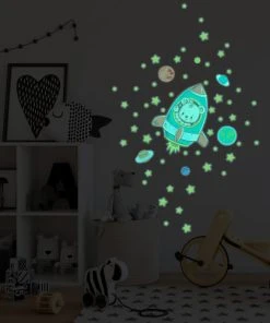 Ambiance Sticker Stickers Phosphorescents Lumineux Ourson Et 50 étoiles 60x60cm 12 Ambiance Sticker Stickers Phosphorescents Lumineux Ourson Et 50 étoiles 60x60cm -Boutique KidKraft stickers phosphorescents lumineux ourson et 50 etoiles 60x60cm 3