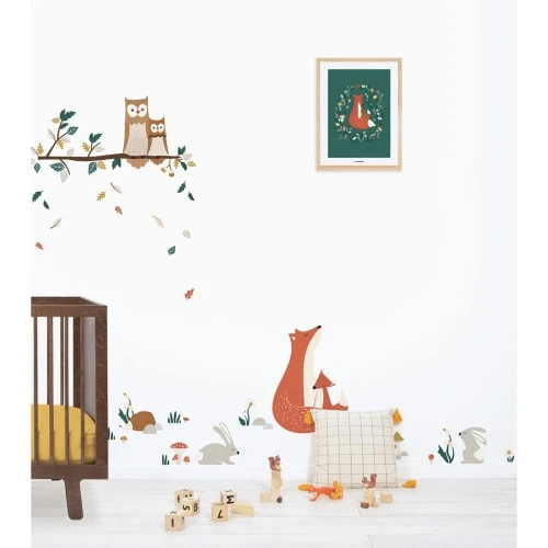 Lilipinso Stickers Renards En Vinyle Mat Rouge 4 Lilipinso Stickers Renards En Vinyle Mat Rouge – Image 2