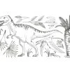Lilipinso Stickers T-rex Et Palmier En Vinyle Mat Gris Anthracite 64x130 Cm -Boutique KidKraft stickers t rex et palmier en vinyle mat gris anthracite 64x130 cm