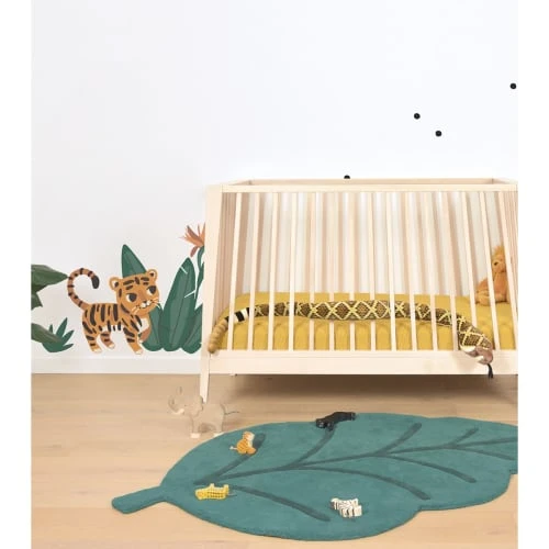 Lilipinso Stickers Tigre, Thème Jungle En Vinyle Mat Vert 5 Lilipinso Stickers Tigre, Thème Jungle En Vinyle Mat Vert – Image 3