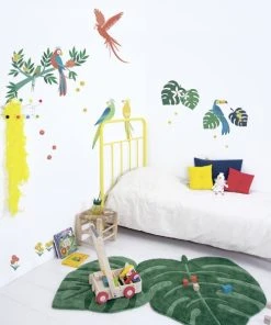 Lilipinso Stickers Toucan Et Monsteras En Vinyle Mat Vert 64x40 Cm 5 Lilipinso Stickers Toucan Et Monsteras En Vinyle Mat Vert 64x40 Cm -Boutique KidKraft stickers toucan et monsteras en vinyle mat vert 64x40 cm 1
