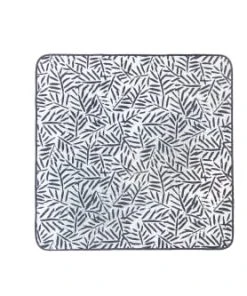 Toddlekind Tapis 100% Coton Biologique Réversible Noir 120x120cm