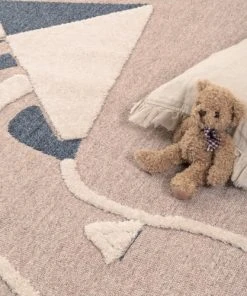 Nazar Tapis Beige Et Crème Motif Cerf-volant Doux - 120x170 12 Nazar Tapis Beige Et Crème Motif Cerf-volant Doux - 120x170 -Boutique KidKraft tapis beige et creme motif cerf volant doux 120x170 5