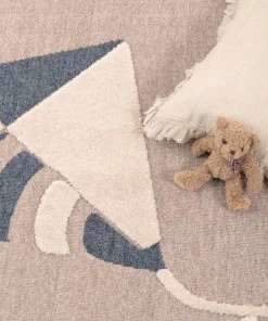 Nazar Tapis Beige Et Crème Motif Cerf-volant Doux - 160x230 -Boutique KidKraft tapis beige et creme motif cerf volant doux 160x230 6