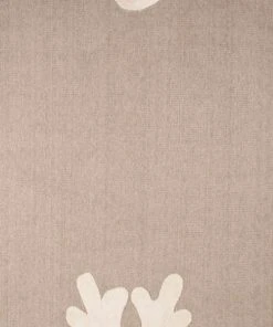 Nazar Tapis Beige Et Crème Motif En Relief Renne Doux - 120x170