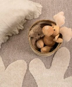 Nazar Tapis Beige Et Crème Motif En Relief Renne Doux - 120x170 -Boutique KidKraft tapis beige et creme motif en relief renne doux 120x170 5