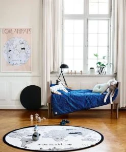 OYOY Living Design Tapis Blanc 100% Coton Ø135 Cm -Boutique KidKraft tapis blanc 100 coton oe135 cm 4