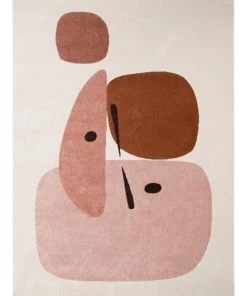 AFK Living Tapis Collage Terracotta 120x170