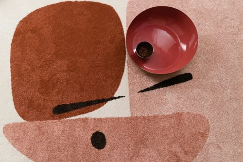 AFK Living Tapis Collage Terracotta 120x170 5 AFK Living Tapis Collage Terracotta 120x170 – Image 3