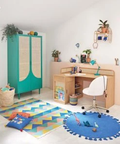 Maisons Du Monde Tapis Coloré Imprimé Triangle Bleu, Vert, Jaune à Franges 60x120 7 Maisons Du Monde Tapis Coloré Imprimé Triangle Bleu, Vert, Jaune à Franges 60x120 -Boutique KidKraft tapis colore imprime triangle bleu vert jaune a franges 60x120 1000 10 18 225600 2