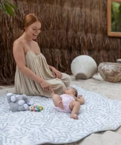 Toddlekind Tapis Coton 100% Biologique Réversible Gris 120x120cm -Boutique KidKraft tapis coton 100 biologique reversible gris 120x120cm 4