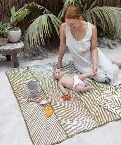 Toddlekind Tapis Coton 100% Biologique Réversible Or 120x120cm -Boutique KidKraft tapis coton 100 biologique reversible or 120x120cm 4