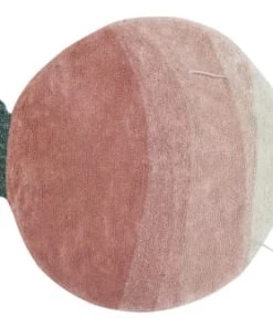 Lorena Canals Tapis Coton Enfant Radis Rose 100x150cm