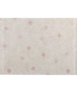 Lorena Canals Tapis Coton Lavable Dots Nude 120x160cm