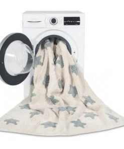 Lorena Canals Tapis Coton Lavable étoiles Bleu 120x160cm 13 Lorena Canals Tapis Coton Lavable étoiles Bleu 120x160cm -Boutique KidKraft tapis coton lavable etoiles bleu 120x160cm 5