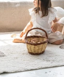 Lorena Canals Tapis Coton Lavable Forêt De Pins Beige 170x240cm