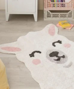 Lorena Canals Tapis Coton Lavable Lama 82x120cm -Boutique KidKraft tapis coton lavable lama 82x120cm 2