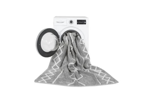 Lorena Canals Tapis Coton Lavable Naturel Gris 120x160cm 8 Lorena Canals Tapis Coton Lavable Naturel Gris 120x160cm – Image 6