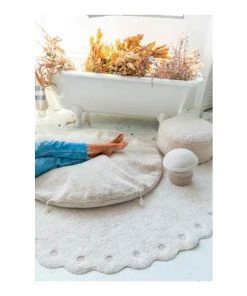 Lorena Canals Tapis Coton Lavable Ovale Pomme De Pin Ivoire 130x180cm -Boutique KidKraft tapis coton lavable ovale pomme de pin ivoire 130x180cm 5