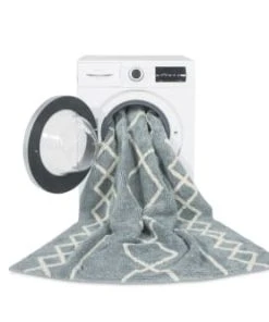 Lorena Canals Tapis Coton Lavable Vintage Bleu 120x160cm -Boutique KidKraft tapis coton lavable vintage bleu 120x160cm 10