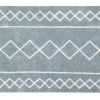 Lorena Canals Tapis Coton Lavable Vintage Bleu 120x160cm