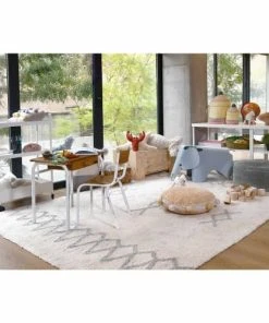 Lorena Canals Tapis Coton Lavable Vintage Bleu 170x240cm -Boutique KidKraft tapis coton lavable vintage bleu 170x240cm 3