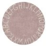 Lorena Canals Tapis Coton Motif Alphabet Rose D150cm -Boutique KidKraft tapis coton motif alphabet rose d150cm