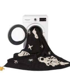 Lorena Canals Tapis Coton Motif Espace Noir 140x200 -Boutique KidKraft tapis coton motif espace noir 140x200 5