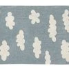 Lorena Canals Tapis Coton Motif Nuage Bleu 120x160 -Boutique KidKraft tapis coton motif nuage bleu 120x160 1