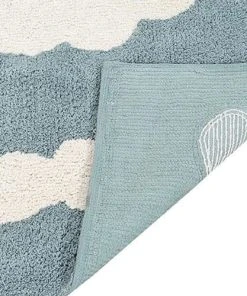 Lorena Canals Tapis Coton Motif Nuage Bleu 120x160 -Boutique KidKraft tapis coton motif nuage bleu 120x160 4