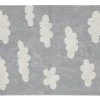 Lorena Canals Tapis Coton Motif Nuage Gris 120x160 -Boutique KidKraft tapis coton motif nuage gris 120x160 1