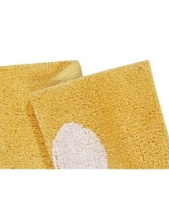 Lorena Canals Tapis Coton Motif Nuage Moutarde 120x160 12 Lorena Canals Tapis Coton Motif Nuage Moutarde 120x160 -Boutique KidKraft tapis coton motif nuage moutarde 120x160 5