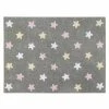 Lorena Canals Tapis Coton Motif Petites étoiles 3 Couleurs - Gris Rose - 120 X 160 -Boutique KidKraft tapis coton motif petites etoiles 3 couleurs gris rose 120 x 160