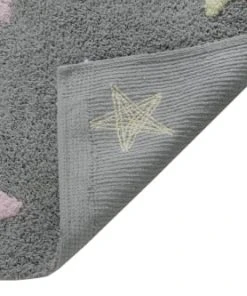 Lorena Canals Tapis Coton Motif Petites étoiles 3 Couleurs - Gris Rose - 120 X 160 -Boutique KidKraft tapis coton motif petites etoiles 3 couleurs gris rose 120 x 160 2