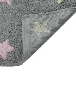 Lorena Canals Tapis Coton Motif Petites étoiles 3 Couleurs - Gris Rose - 120 X 160 -Boutique KidKraft tapis coton motif petites etoiles 3 couleurs gris rose 120 x 160 3
