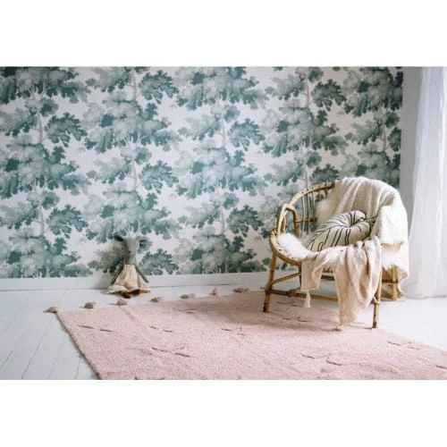 Lorena Canals Tapis Coton Motif Star Rose 120x175cm 4 Lorena Canals Tapis Coton Motif Star Rose 120x175cm – Image 2