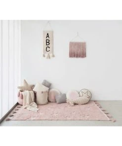 Lorena Canals Tapis Coton Motif Star Rose 120x175cm 10 Lorena Canals Tapis Coton Motif Star Rose 120x175cm -Boutique KidKraft tapis coton motif star rose 120x175cm 2