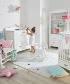 Lorena Canals Tapis Coton Motif Tresse Bleu 120x160 -Boutique KidKraft tapis coton motif tresse bleu 120x160 4